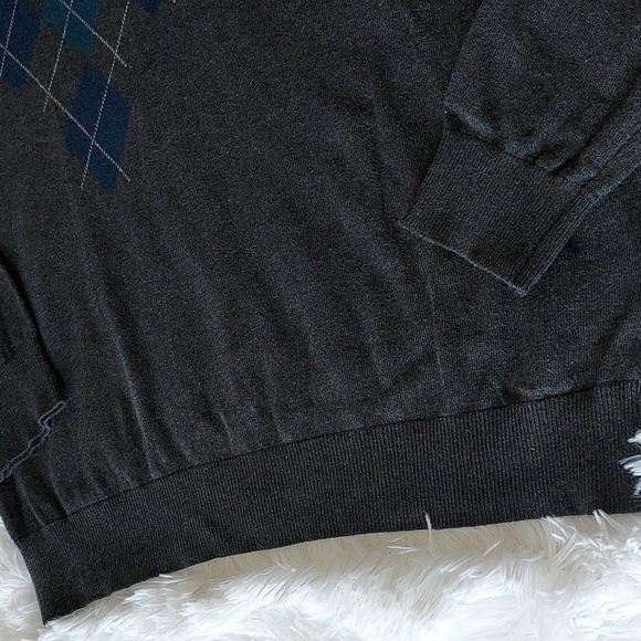 J.f. Ferrar sweater v neck pullover long sleeved men's size large - Picture 4 of 5